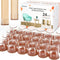 24Pack Small Silicone Chair Leg Floor Protectors for Hardwood Floors, Reduce Noise
