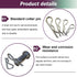 10 Pcs Stainless Steel Cotter Pins R Clips, Retaining Pins Assortment for Hitch Pin Lock System, Garage Repair