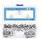 90Pcs Hex Nuts Assortment Kit - M8-1.25 Hex Nuts with M8 Flat Washers & Split Lock Washers, 304 Stainless Steel