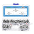 90Pcs Hex Nuts Assortment Kit - M8-1.25 Hex Nuts with M8 Flat Washers & Split Lock Washers, 304 Stainless Steel