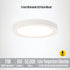 6111900 5 Inch 11 Dimmable Westinghouse Traditional One-Light, Watt LED Indoor Flush Mount Fixture with Color