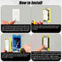 4pcs Single Gang Outlet Box Extender, 1/2 Inch Electrical Outlet Extender for Electrical Box and Switches
