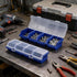 YUENPUN 6 4 Pcs Screw Organizer Box with Lid, Divider Compartments Tool Bin, Plastic Small Part Storage Screw Box