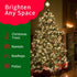 300L 63.8Ft(2Sets-Each 150L)UL Bulb Ultra-Bright Connects End to End Warm White Christmas Mini Light Listed