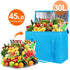 4-Pack Frozen Bodaon Insulated Reusable Grocery Shopping Bag, X-Large Food Cold, Cooler Bags, Insulated Food Delivery