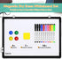Small Monthly Calendar Dry Erase Whiteboard for Wall, 16in x 12in Magnetic Board, Portable for Kitchen, Planning