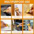 Razor Blade Scraper Tool with 15 Extra Blades - Glass Top Stove & Oven Door Scraper for Cleaning Paint