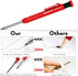 Nicpro Carpenter Pencil with Sharpener, Mechanical Pencils Set with 26 Refills, Deep Hole Marker for Heavy Duty