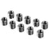 10pcs Self Tapping Thread Insert, Externally Threaded Insert Inner M8 X 1.25 Outer M12 X 1.5 Length