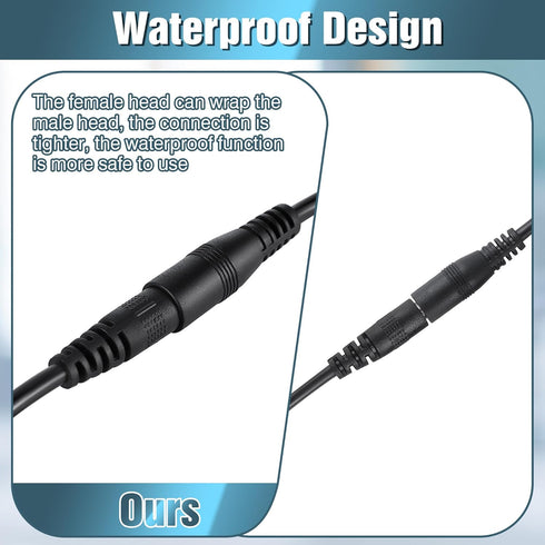 Feekoon 1 Pack 920-003, 25ft 900-001 900-002 900-006 Extension Cable Compatible with Moen Weatherproof Power Extension