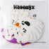Haooryx 62Pcs Halloween Ghost Bulletin Board Decoration Set - Ghost Patterned Paper Cut-Outs for Halloween Party Decor