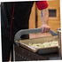 16.53X4.72X3.93In Utility Cart Handle Replacement for Dining Truck Push Handle Trolley Cart Grey Ergonomic Grip Durable