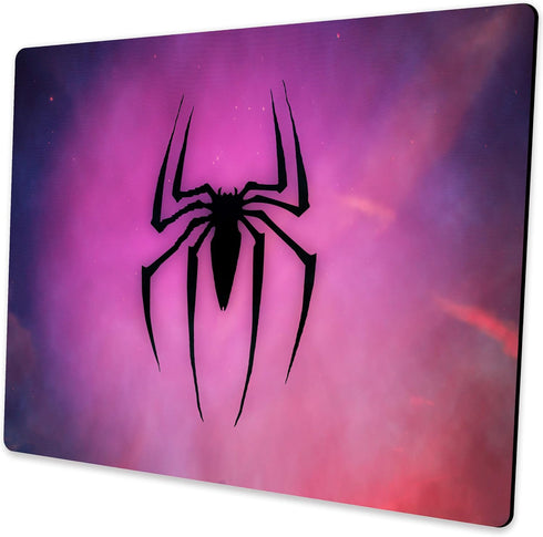 Spider Mouse Pad, Small Computer Mouse Pad with Personalized Galaxy Spider Design, Non-Slip Rubber