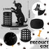 Tandefio Dog Pen Holder for Desk Cute Black Pencil Holder Metal Desk Accessories Organizer Makeup Brush Pen Cups