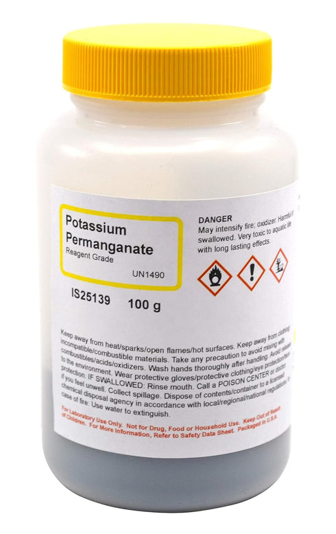 Innovating Science Potassium Permanganate, 100g - Reagent Grade - The Curated Chemical Collection