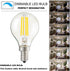 G45 4W Bulbs Dimmable(4 Pack)- E14 Bulb 40W 6000K Bulbs AC110V~130V CTKcom Candelabra LED Base Vintage Edison