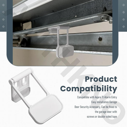AMTHKNO Garage Door Mount Bracket for A-qara Door and Window Sensor, Easy Installation Garage Door Security Accessory