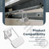 AMTHKNO Garage Door Mount Bracket for A-qara Door and Window Sensor, Easy Installation Garage Door Security Accessory