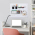 28 Pcs Slatwall Accessories Organizer Kit, Slatwall Hooks, Bins, Cups, and Basket for Garage Kitchen Organization