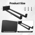 Neiteli 4 Pack Folding Chair Storage Rack,Folding Chair Rack,garage organizer wall mount,tool hangers for garage wall