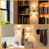 Dimmable, 3 2-Pack LED Night Light with Bubble Acrylic Design, Gold and Clear, Metal, Dusk to Dawn Sensor, Color