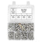 100 Sets M6x15/20/30/40/50mm Silver Bolts and Nuts Set - Carbon Steel Hex Socket