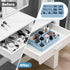 Jalopink Set Silicone Makeup Organizer Drawer with Clear Lid - Stackable Vanity & Bathroom Drawer Organizer, Adjustable