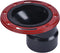Oatey 43500 Level-Fit Offset Toilet Flange, 3 X 4 in, ABS Plastic, 3-Inch or 4-Inch