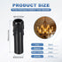 VIAPUICE 4.1" 10 Pack E12 Bulb 21mm Candle Covers Sleeves - Light Holder Plastic Drip Candle Socket Covers I.D.
