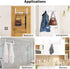 Over The Door Hooks, 2 Pack Hanger Hooks for Hanging, Towel Racks for Bathroom with 12 Coat Hooks