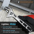 FIRSTINFO F36108 Adjustable Wrench | 8" Hookable Deep Throat | 1-1/4 inch Wide Jaw Opening | Chrome-Vanadium Steel