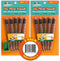 Channie's My First Pencil, Brown Color, Easy-to-Hold Jumbo Barrel Presharpened Wooden 2B Small Pencils, 2 Pack (5