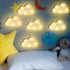 6 (Clound-6pcs) clothmile Pcs LED Cloud Night Light Can Be Hung On The Wall Kids Room Room Light, Suitable for Birthday