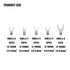 250pcs Non-Insulated Fork Terminals, Copper Fork Wire Connectors for AWG 22-10 Crimp Fork End Terminal