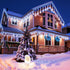 8 Kwaiffeo Christmas Lights Outdoor, Tubes Meteor Shower Lights LED Snow Falling Icicle Cascading Light for Xmas Tree