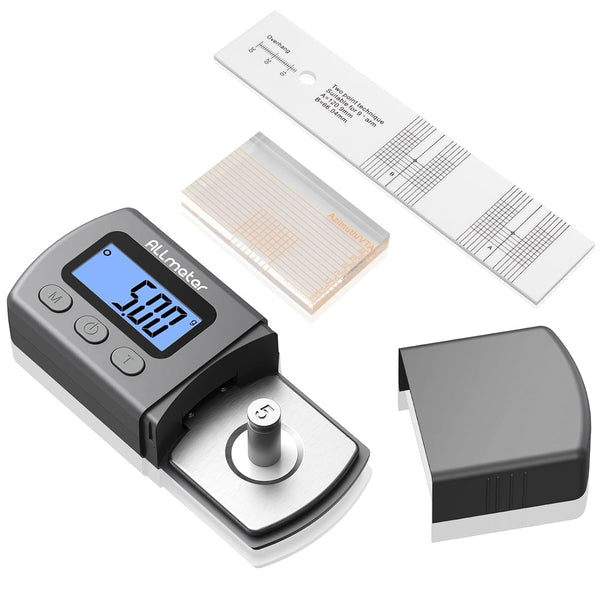 ALLmeter High-Precision Digital Stylus Force Gauge for Turntable Setup 0.01g Accuracy, VTA Ruler,