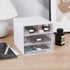 Desk Organizer with Drawer, Office Storage Box with 4 Acrylic Drawers for Desktop, Dressing Table, Home