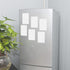 Dry Erase Magnets Set, 12 Pack 6x4" Whiteboard Magnetic Notes Planning Labels for Home, Office and Classroom