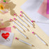 Crtiin 50 Pcs Wedding Pencils for Bridal Shower Games, Mini Golf Pencils with Eraser, 4 Inch