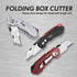 KATA 3-Pack Heavy Duty Box Cutter Folding Utility Knife With Zinc Alloy Body, Quick Change Blades, Lock-Back Design, Extra 12pc Blades For Cartons, Cardboard and Boxes by KATA