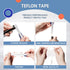 4 Rolls Teflon Tape, 1/2 Inch X 520 Inches, PTFE Plumbing Sealant Tape for Shower Head and Water Pipe
