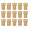 MECCANIXITY Tapered Cork, 9.5x7.11x12.7mm Natural Wooden Leakproof Soft Stoppers for Laboratory - Pack of 15