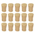 MECCANIXITY Tapered Cork, 9.5x7.11x12.7mm Natural Wooden Leakproof Soft Stoppers for Laboratory - Pack of 15