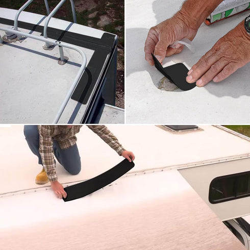 Kohree Butyl Sealant Tape, 4 Inch x 50 Foot RV Roof Tape, Waterproof UV & Weatherproof for RV Repair and Sealing