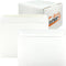 Cashier Depot 100 Booklet Envelopes, 10" x 13" (Open Side), Heavy 28lb Paper, Gum Flap, White