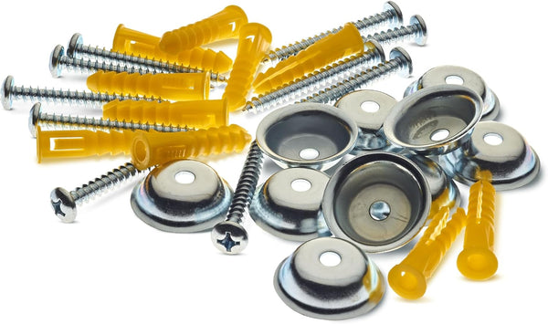 Triton Products 16-Piece Pegboard Mounting and Spacer Kit, Zinc-Plated Steel for Wall and Garage Organization