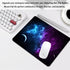 Galaxy Mouse Pad - Personalized Blue and Purple Nebula Design with Anti-Slip Rubber Base, 9.5 x 7.9 inch