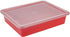 Storex Letter Size Flat Storage Tray – Organizer Bin with Non-Snap Lid for Classroom, Office, Home, Pack of 5