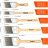 10-Pack Set (1", 1.5", 2", 2.5", 3") King Origin Professional Angled Paint Brushes Synthetic Wall & Trim Brushes