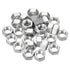 PATIKIL M8 x 1.0 Steel Hex Nuts, 30 Pack Metric Thread Zinc Plated